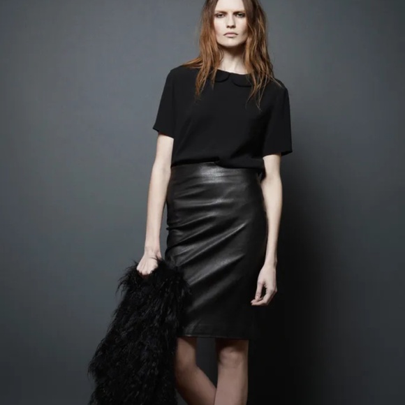 Stretch Leather Skirt - Picture 6 of 6